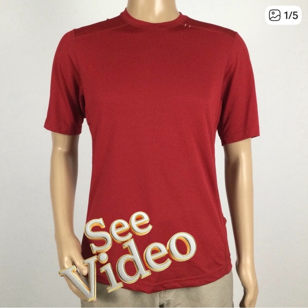 👛 (ANY 2/$40) LULULEMON Metal Vent Tech Short Sleeve Crew Neck Tee, Red